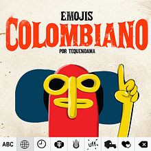 App teclado Colombiano. Art Direction, and UX / UI project by Ernesto_Kofla - 04.09.2016