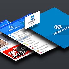 Diseño interface & Branding para App León Ofertas. Un progetto di Br, ing, Br, identit, Design e Social media di estudiodavinci - 18.04.2016