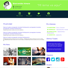 Web design for a local website (Who is who). Un proyecto de Diseño gráfico y Diseño Web de Virginia Pavón de Paz - 18.12.2015