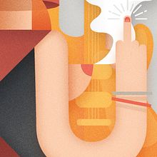 Postcard for HITS WITH TITS Vol.3. Projekt z dziedziny Projektowanie postaci, Trad, c i jna ilustracja użytkownika Casmic Lab - 19.04.2016