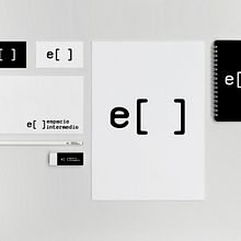 Diseño identidad corporativa "Espacio intermedio". Artes plásticas, Design, e Design gráfico projeto de Yas Olivas - 01.04.2014
