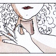 Reconceptualización de títulos de credito: 'Deep Throat'. Br, ing, Identit, Film, Cop, writing, Art Direction, Design, and Traditional illustration project by Gara Béjar Millet - 03.20.2015