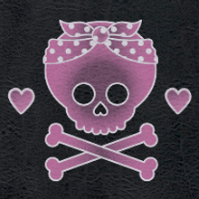 ROCKIN' BABE - Jacket  (Hand painted). Un progetto di Artigianato, Belle arti, Calligrafia, Direzione artistica, Design e Graphic design di Mapy D.H. - 22.09.2013