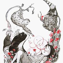 Sueño amazónico. Traditional illustration project by Nori Kobayashi Seki - 04.21.2016
