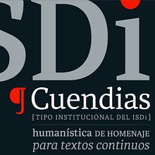 Cuendias. Tipografía institucional del ISDi. T, and pograph project by Roberto Roiz - 06.19.2014