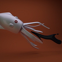 Sid the Squid. Un progetto di 3D di María Fuentenebro - 24.01.2016