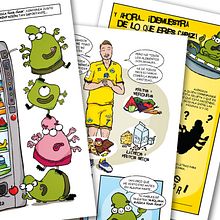 EDUCAR EN VALORES A TRAVÉS DEL FÚTBOL. Un projet de B, e dessinée, Éducation et Illustration traditionnelle de Raquel Tarazona - 26.04.2015