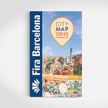 Mapa Fira Barcelona. Design, Editorial Design, Advertising, and Graphic Design project by Disparo Estudio - 04.26.2016