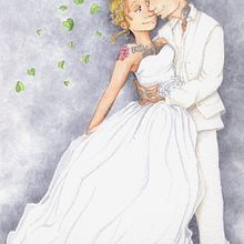 VIVAN LOS NOVIOS!!!. Un proyecto de Ilustración tradicional de Isabel Osma - 26.04.2016