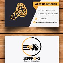 Tarjeta de visista. Graphic Design project by Sara Suberviola - 04.27.2016