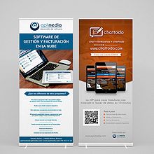Roll Up - Aplimedia. Design project by Raquel Acebes - 04.27.2016