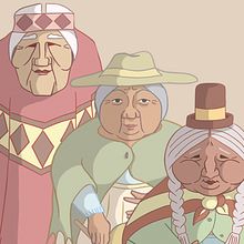 Las Copleras - Diseño de Personajes para Animación. Animation, Character Design, and Traditional illustration project by Gastón Martino - 04.28.2016