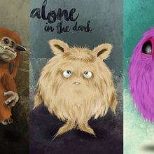 Ilustración Serie Monster. Traditional illustration project by Patricia Vilches - 04.28.2016