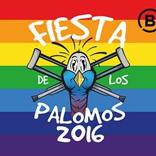 Palomos 2016 2. Un proyecto de Diseño, Diseño de personajes, Diseño gráfico, Ilustración tradicional y Serigrafía de Pablo Fernandez Diez - 29.04.2016
