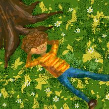 Día de primavera. Traditional illustration project by M Carmen Bazán Romero - 04.29.2016