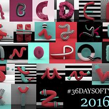 #36daysoftype 2016. 3D, Graphic Design, T, and pograph project by Rebeca G. A - 05.02.2016