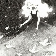 Mix de Grafito . Fine Arts, Character Design, and Traditional illustration project by Sara Nietto - 11.17.2015