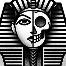 Pharaoh Ein Projekt aus dem Bereich Bildende Künste, Kunstleitung, Design, Grafikdesign, Traditionelle Illustration und Siebdruck von Bnomio ™ - 31.10.2015