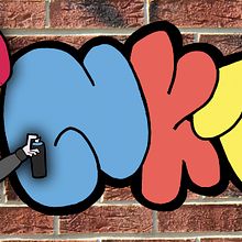 On the wall. Character Design, Graphic Design, and Traditional illustration project by Isabel Galán Pérez - 06.30.2013
