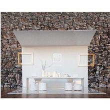 Diseño del mueble de recepción de un hotel. Interior Architecture, Design, Interior Design, Furniture Design, and Making project by Oriol Pla Cantons - 01.17.2016