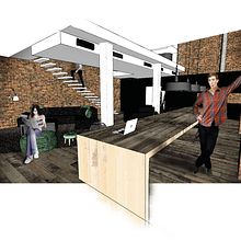 Proyecto interiorismo Loft. Architecture, Interior Architecture, Design, Interior Design, and Graphic Design project by Oriol Pla Cantons - 03.03.2016