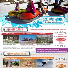 Volante promocional Kahuak Turismo. Un progetto di Design dell’informazione e Graphic design di Nadia Ramos - 04.05.2016