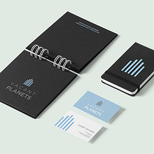 VACANT PLANETS . Pencitraan Merek, Identitas, Desain, Dan Desain Grafis proyek oleh Irene Utrilla - 04.30.2016