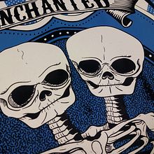 Serigrafía - Enchanted beauties. Serigrafia projeto de Ana A. Lamas - 09.01.2016