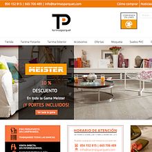 Tienda Online de Tarimas y Parquet. Un progetto di Web development, Direzione artistica, Graphic design, Web design, Marketing, Motion graphics, Pubblicità, Social media e Video di Chelo Fernández Díaz - 03.10.2015