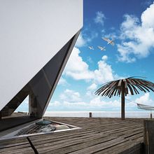 ORIGAMI HOUSE. 3D & Interior Architecture project by Adolfo Escobar - 01.15.2012