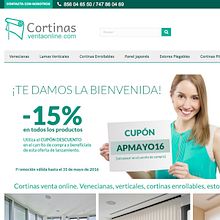Tienda Online de Cortinas. Br, ing, Identit, Cop, writing, Web Development, Art Direction, Graphic Design, Web Design, Marketing, Advertising, and Social Media project by Chelo Fernández Díaz - 05.03.2016