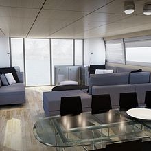 Interior yate. 3D, Interior Architecture & Infographics project by Toni L. - 05.10.2016