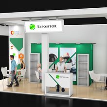 Stand 3D. 3D, Animation, Architecture, Br, ing, Identit, Set Design & Infographics project by Toni L. - 05.10.2016