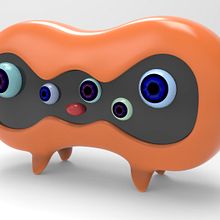 Animum School: Orange toy. Projekt z dziedziny 3D użytkownika Erika Beatriz Fernández Martínez - 10.05.2016