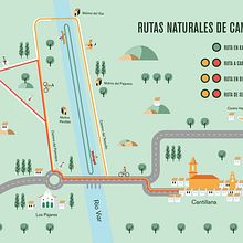 Rutas naturales de Cantillana. Graphic Design project by Miguel Ferrera García - 05.12.2016
