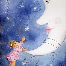 Cazando estrellas. Un proyecto de Ilustración tradicional de Isabel Osma - 12.05.2016