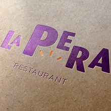 La Pera Restaurant. Projekt z dziedziny Projektowanie graficzne użytkownika Nuria Ayma Comas - 12.05.2015