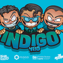 Team Indigo480 / Character Design. Animation, Character Design, and Traditional illustration project by Daniel Carrillo - 05.13.2016