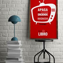 Cartel Día del Libro. Un proyecto de Diseño gráfico de Inma Gutiérrez Mier - 14.04.2016