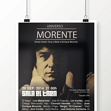 Cartel. Universo Morente. Design, and Graphic Design project by vbernabe - 05.17.2016