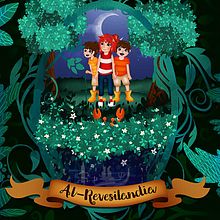 AL-REVESILANDIA . % Nicole Dominguez tarafından hazırlanan Geleneksel illüstras, Ve on projesi - 05.17.2016