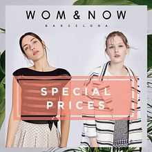 Special Prices banners for Wom&Now. Art Direction, Design, Graphic Design, and Advertising project by Maite Atutxa - 08.31.2016