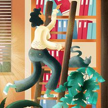 Starway To Nowledge. Een project van Traditionele illustratie van Javier Peciña - 25.02.2016