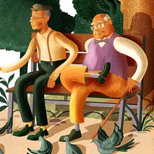 Old Mans Job. Een project van Traditionele illustratie van Javier Peciña - 29.02.2016