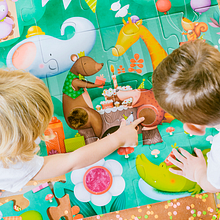 Il·lustración para puzzle gigante. Un projet de Illustration traditionnelle , et Conception de jouets de martaescarra - 31.05.2014