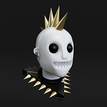 Punk! . Un proyecto de 3D de Luis Aguilera - 19.05.2016