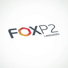 FoxP2 Languages // logo & branding design. Br, ing, Identit, and Art Direction project by Fabianne van Schaik - 05.21.2016