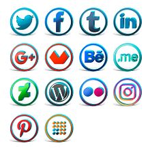 Iconos sociales. Br, ing, Identit, Design, Graphic Design, Web Design, and Social Media project by Ana del Valle Seoane - 12.31.2015