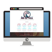 Diseño web AnadelValle.com. Web Design project by Ana del Valle Seoane - 02.29.2016