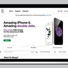THREE MOBILE. Web Design project by Isabel Saez Perez - 04.16.2015
